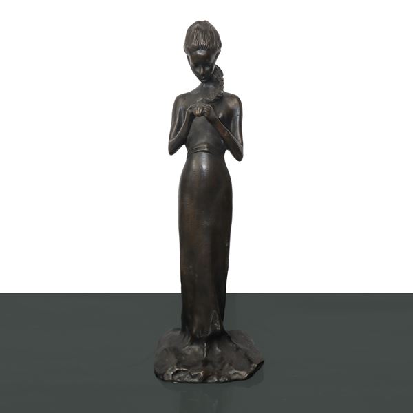 PAOLO  TROUBETZKOY - Donna in bronzo