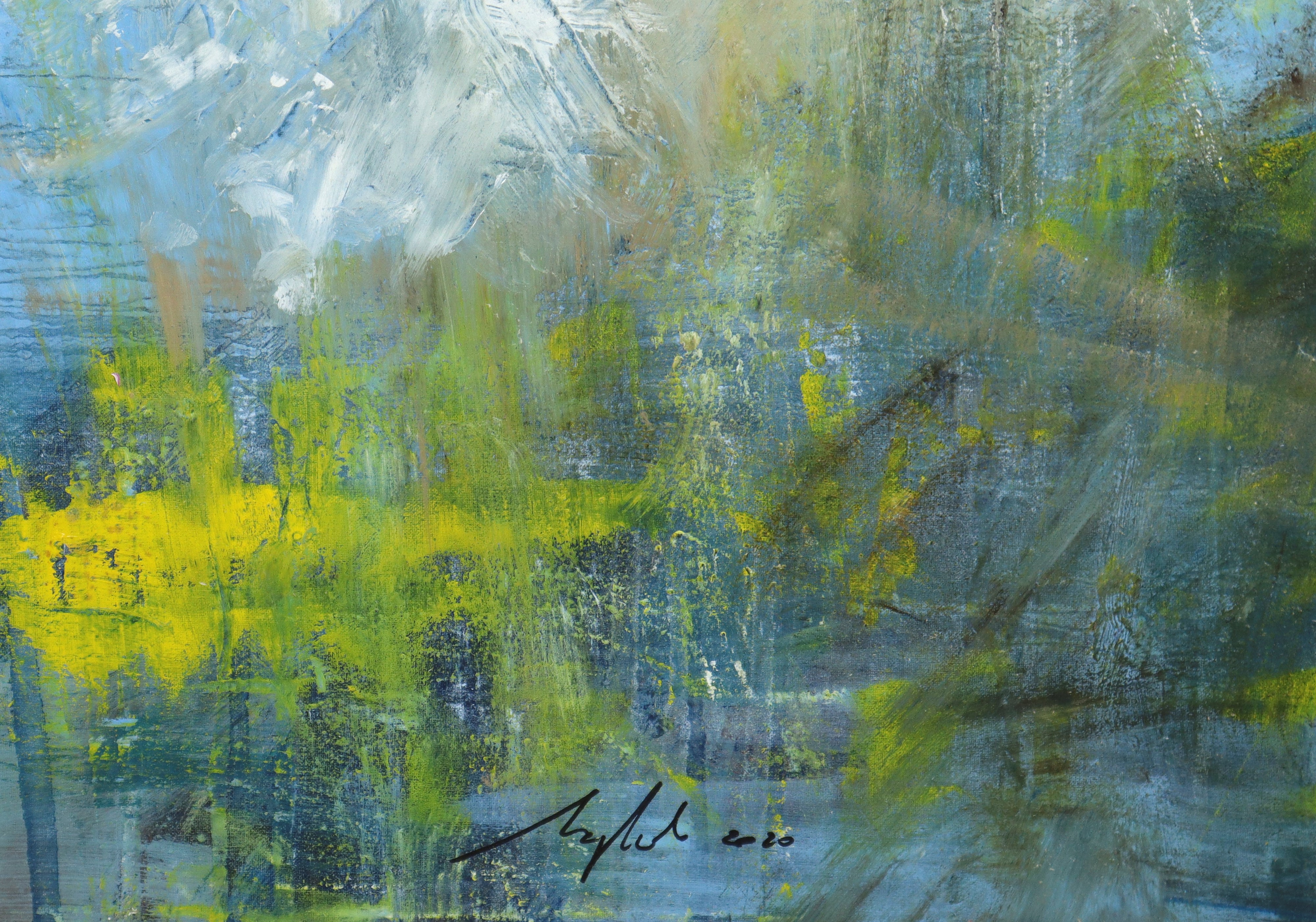 Corrado Valentino Corravale - Aereal Carousel Around Monet's Son (omaggio a Monet)