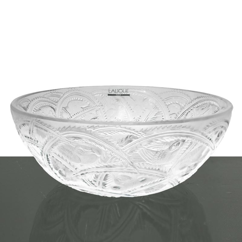 Lalique Paris - Centrotavola in Cristallo con Figure di Uccelli