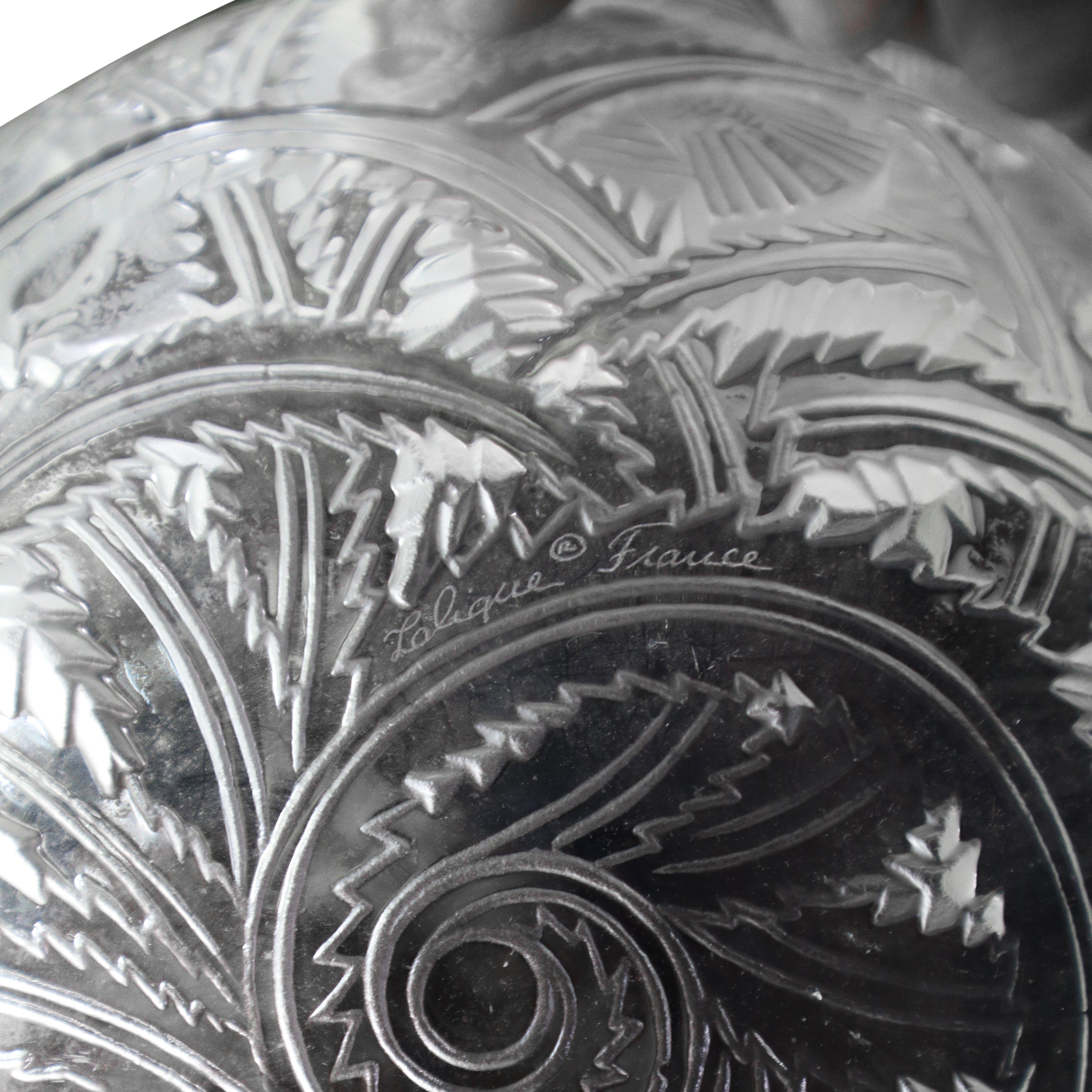 Lalique Paris - Centrotavola in Cristallo con Figure di Uccelli
