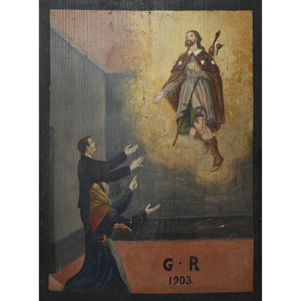 Ex Voto G. R. (Grazia ricevuta) San Rocco