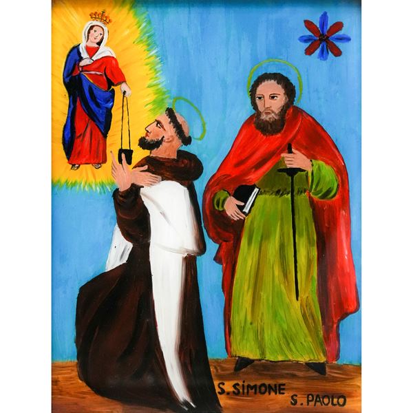 Santi Simone e Paolo davanti alla Madonna