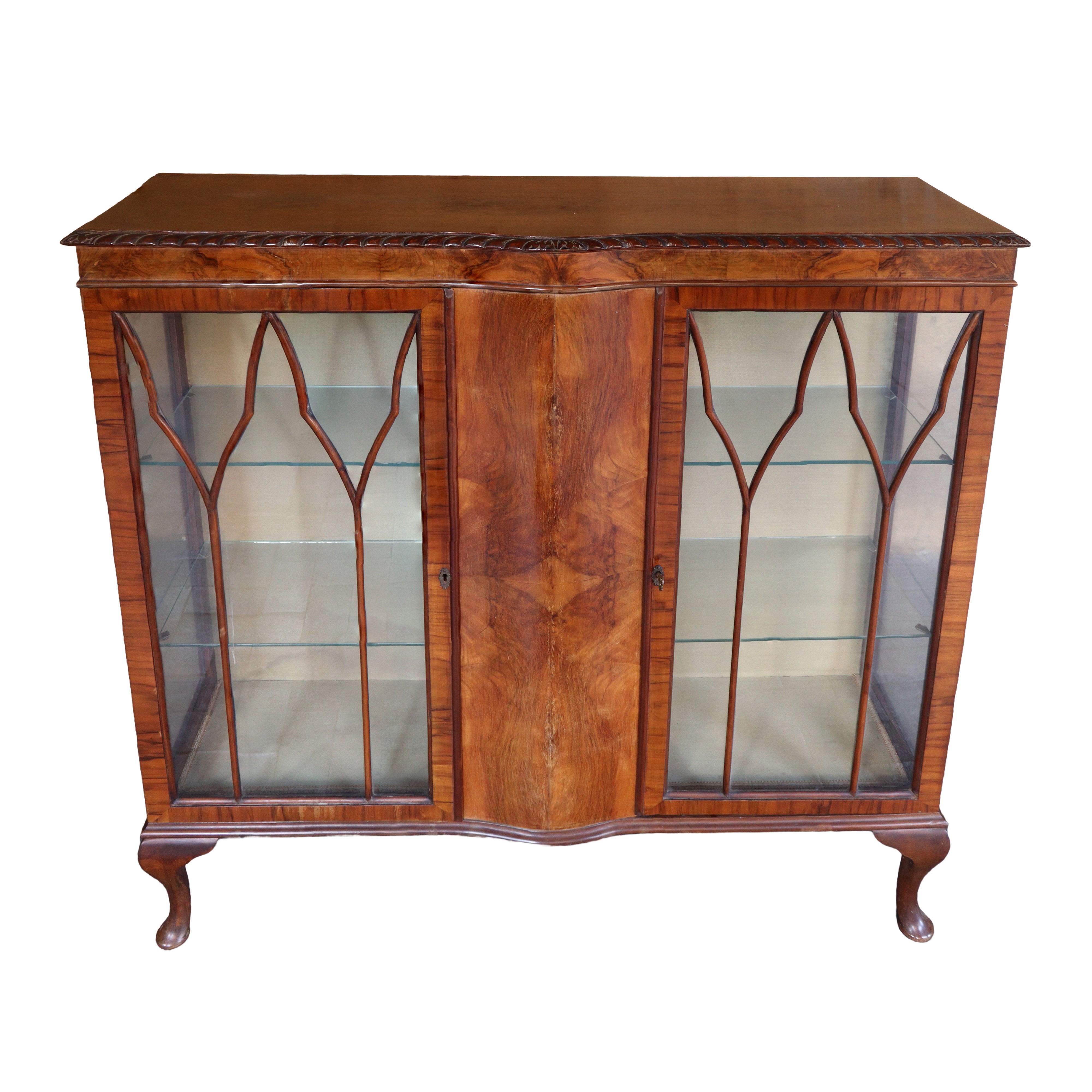 Mobile Vetrina Bassa, Stile Chippendale