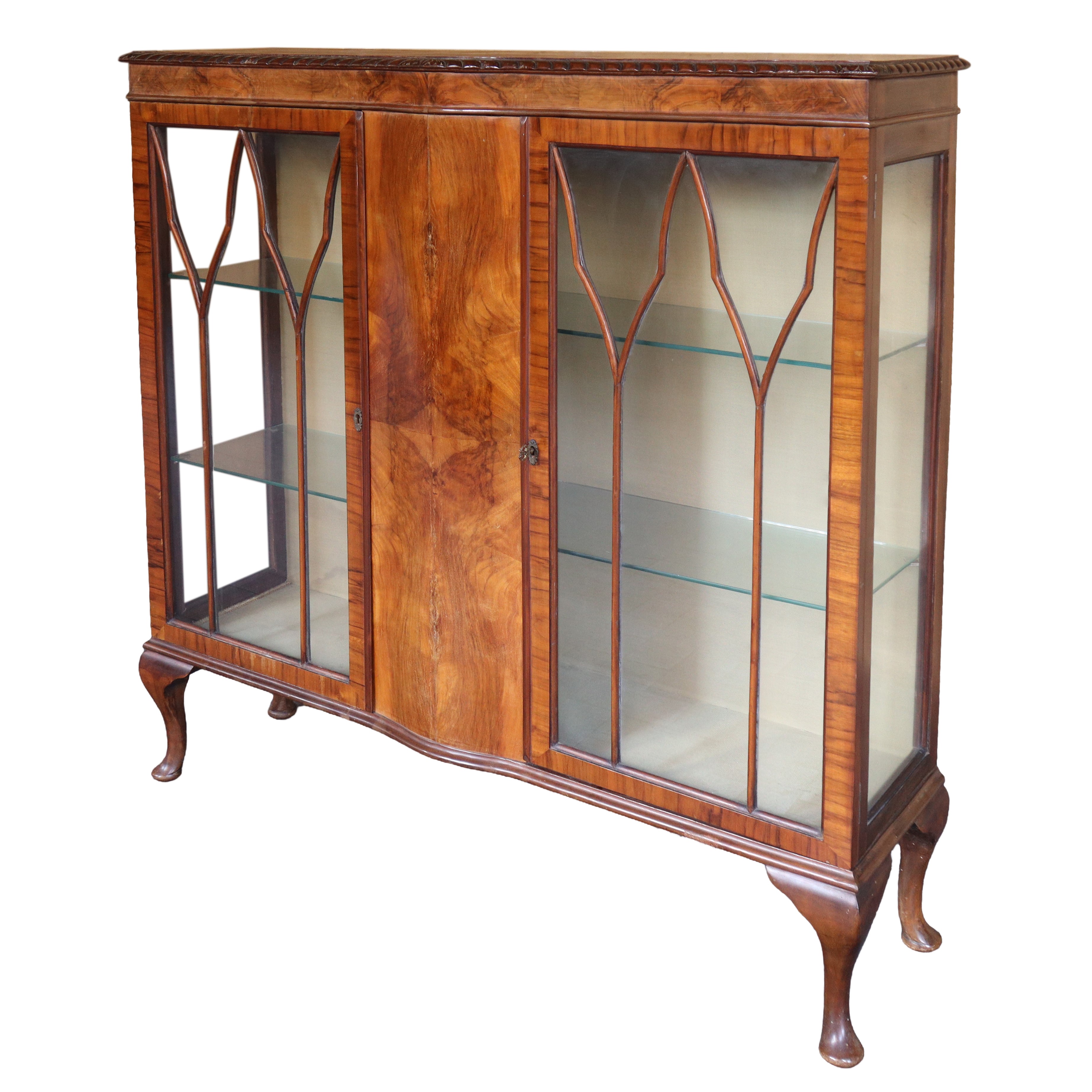 Mobile Vetrina Bassa, Stile Chippendale