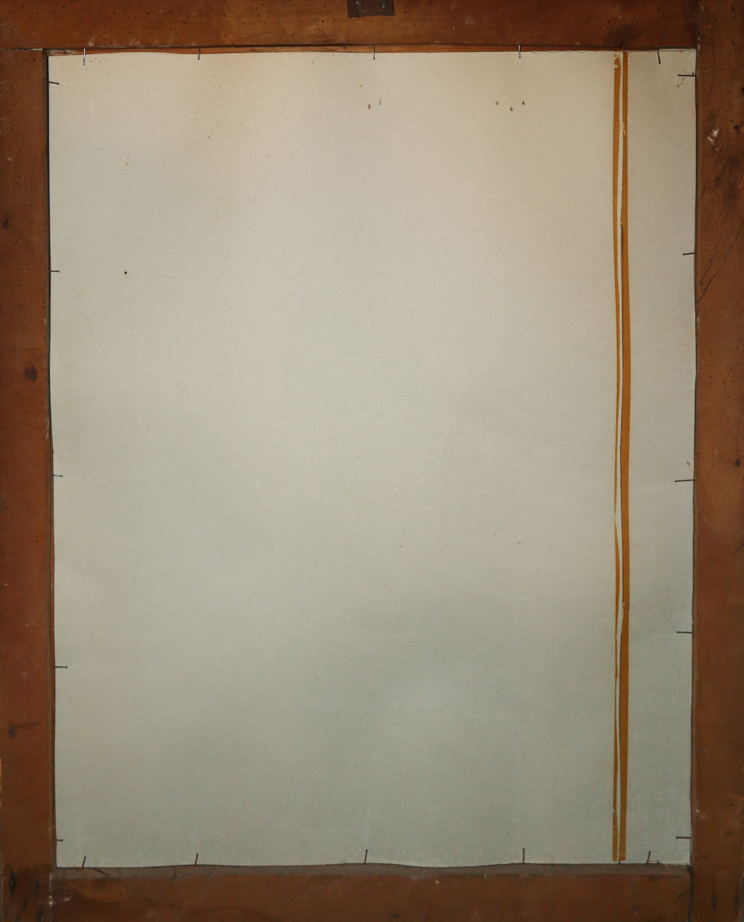 Specchiera in Cornice a Mezza Canna in Legno Dorato