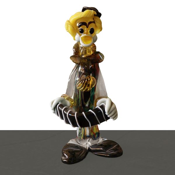 Murano glass clown