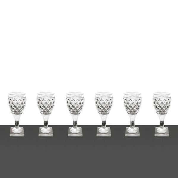 N. 6 rosolio glasses