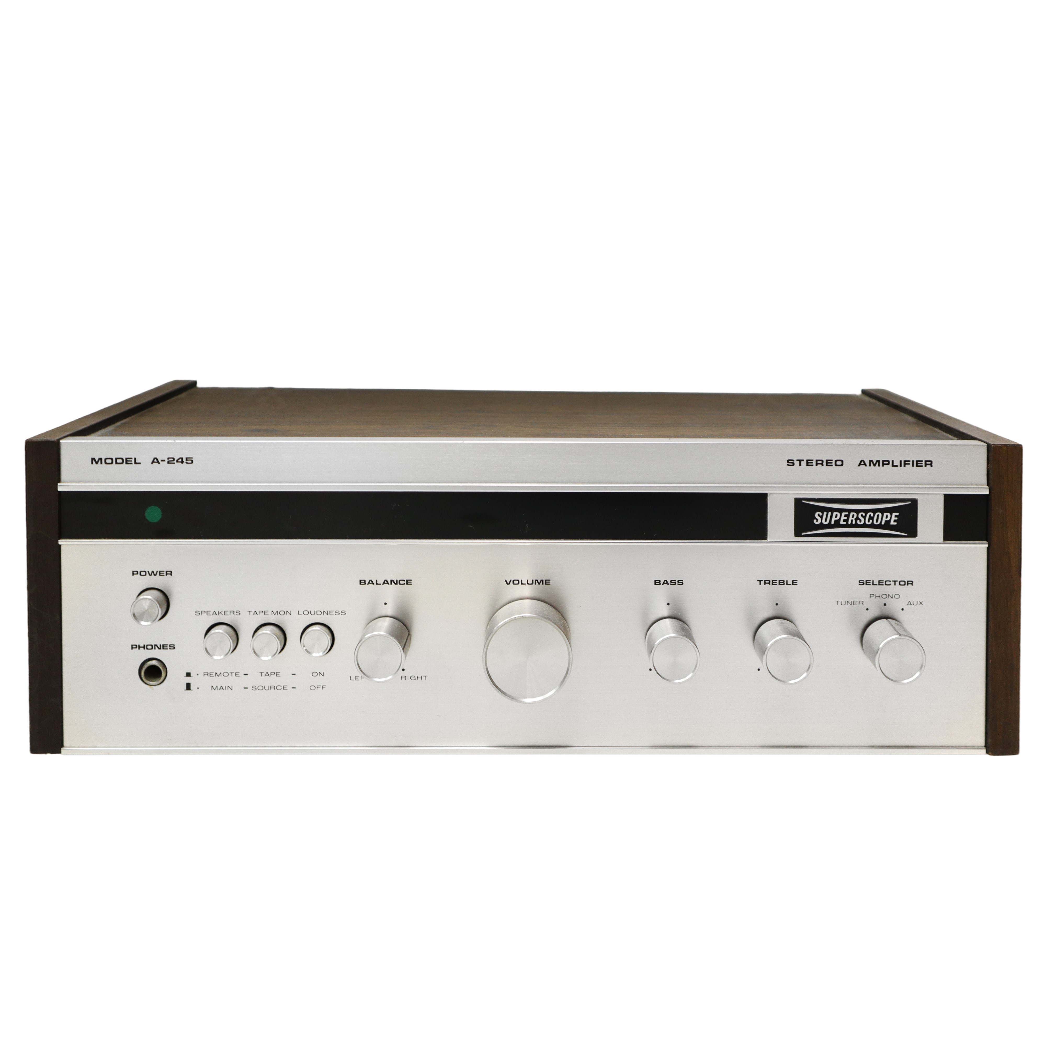 Lettore Giradischi Bsr P128r Completo di Casse 6 1/2 Woofer e Amplificatore Model A-245