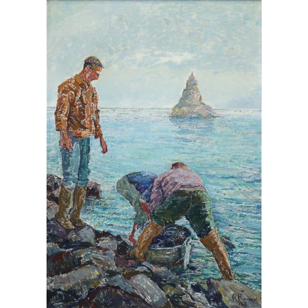 Roberto Rimini - Pescatori ad Acitrezza