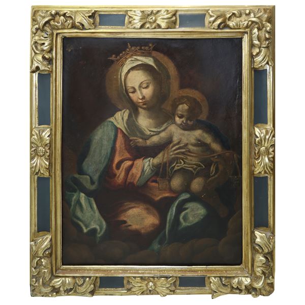 Pietro Paolo Vasta - Madonna del Carmelo con Bambino