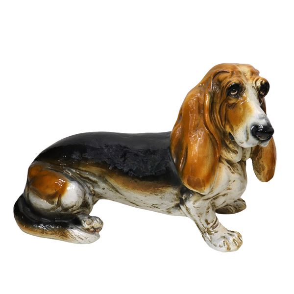 Majolica dachshund