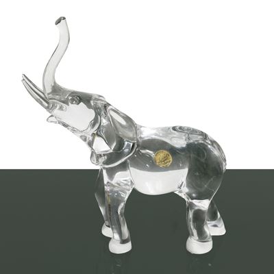 Elefante in cristallo