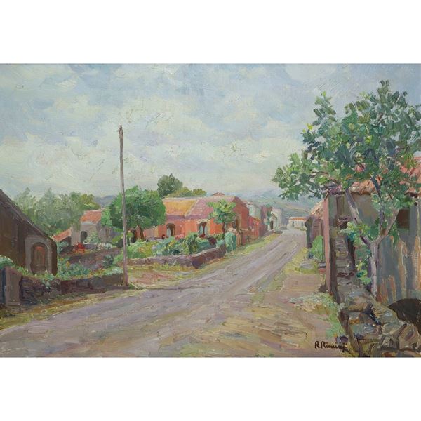 Roberto Rimini - Strada di campagna