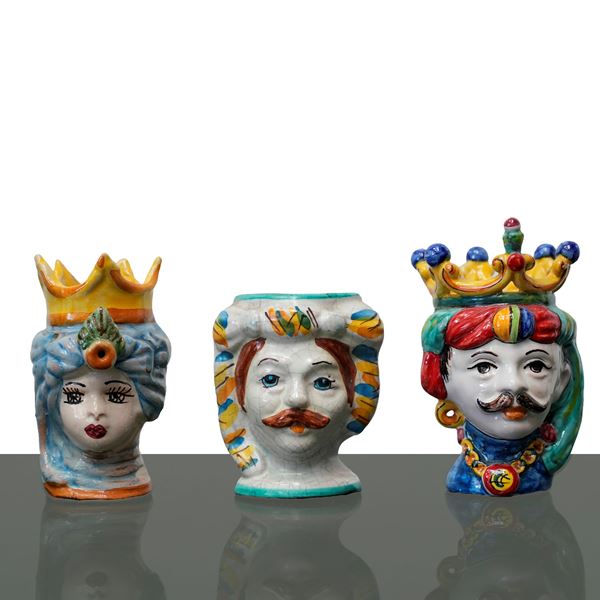 Three Moro heads, Caltagirone, Manifattura Iudici 