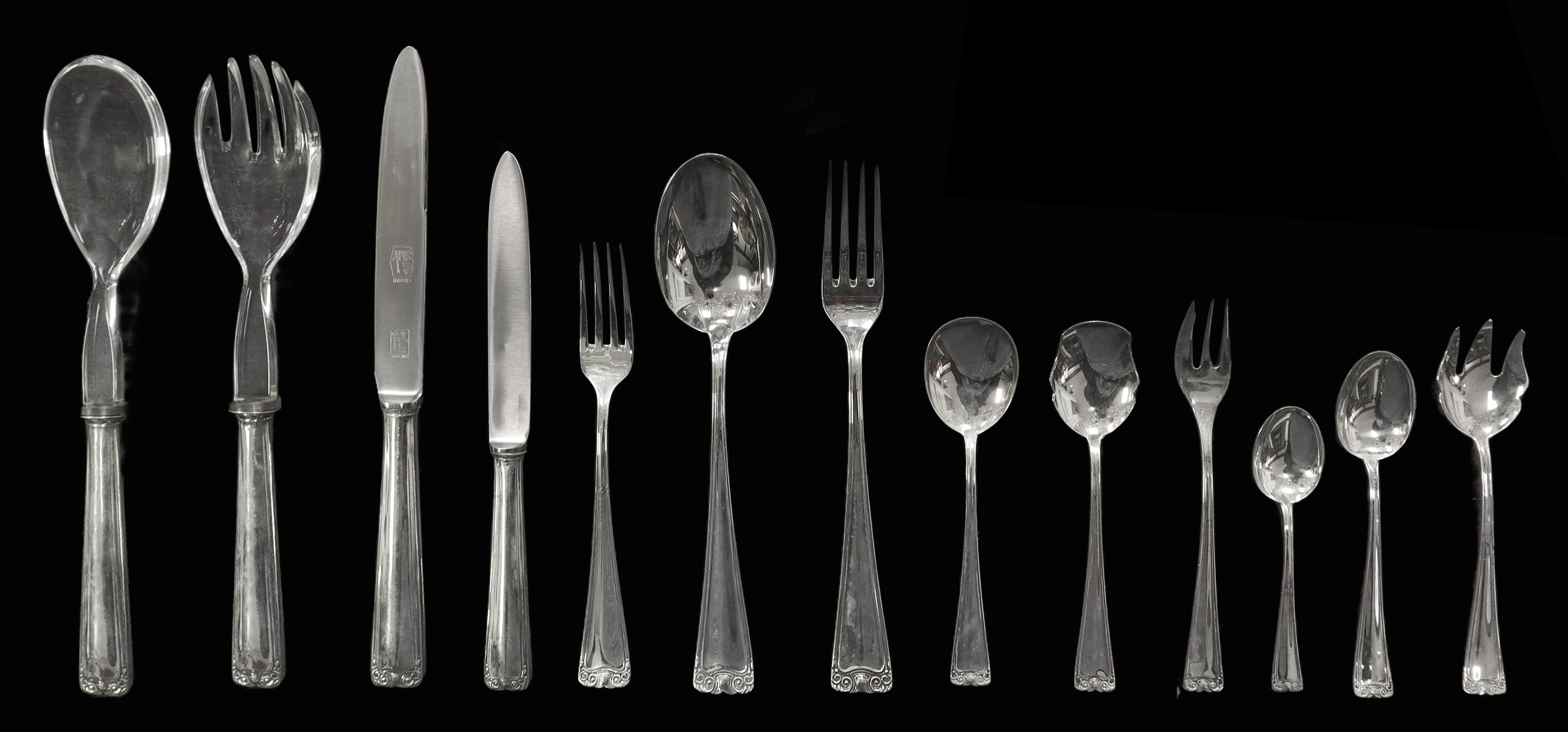 Servizio di Posate in Argento 800