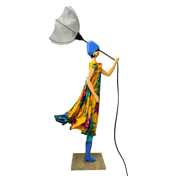 Skitso - Lamp girl in the wind