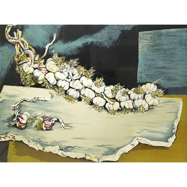 Renato Guttuso - Treccia di aglio