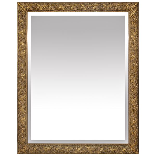 Mirror with ground mirror