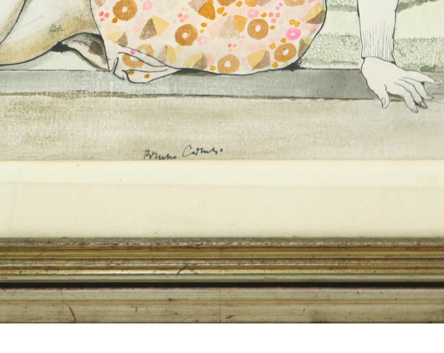 Ragazza seduta alla Villa Bellini di Catania