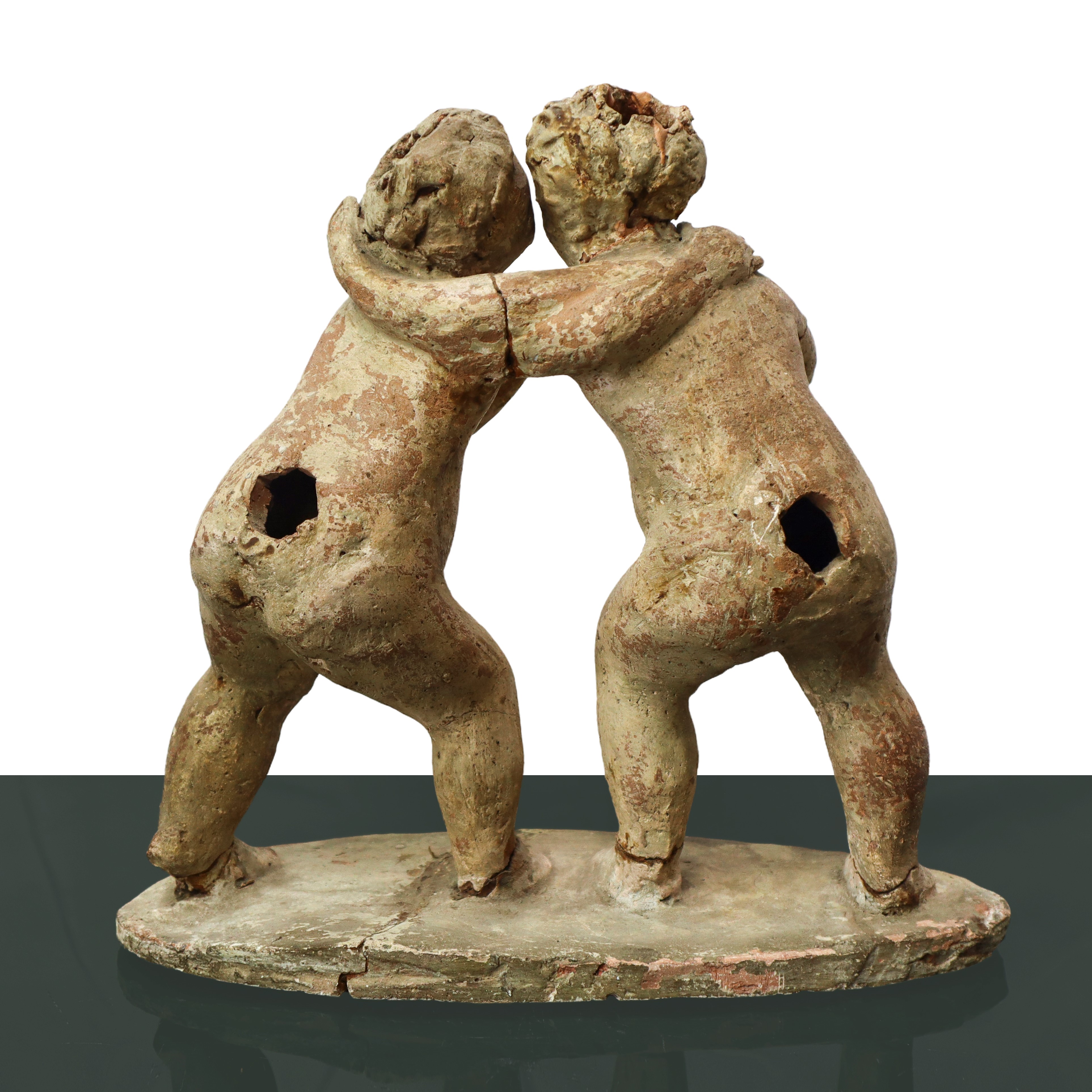 Giordano Salvo - Due Putti in Terracotta