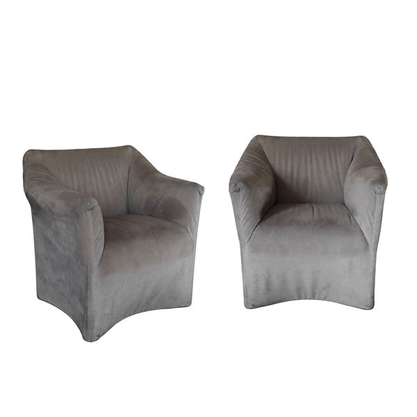 Mario Bellini per B&amp;B Italia - Pair of armchairs, B&amp;B Italia, design Mario Bellini, mod Le Stelle