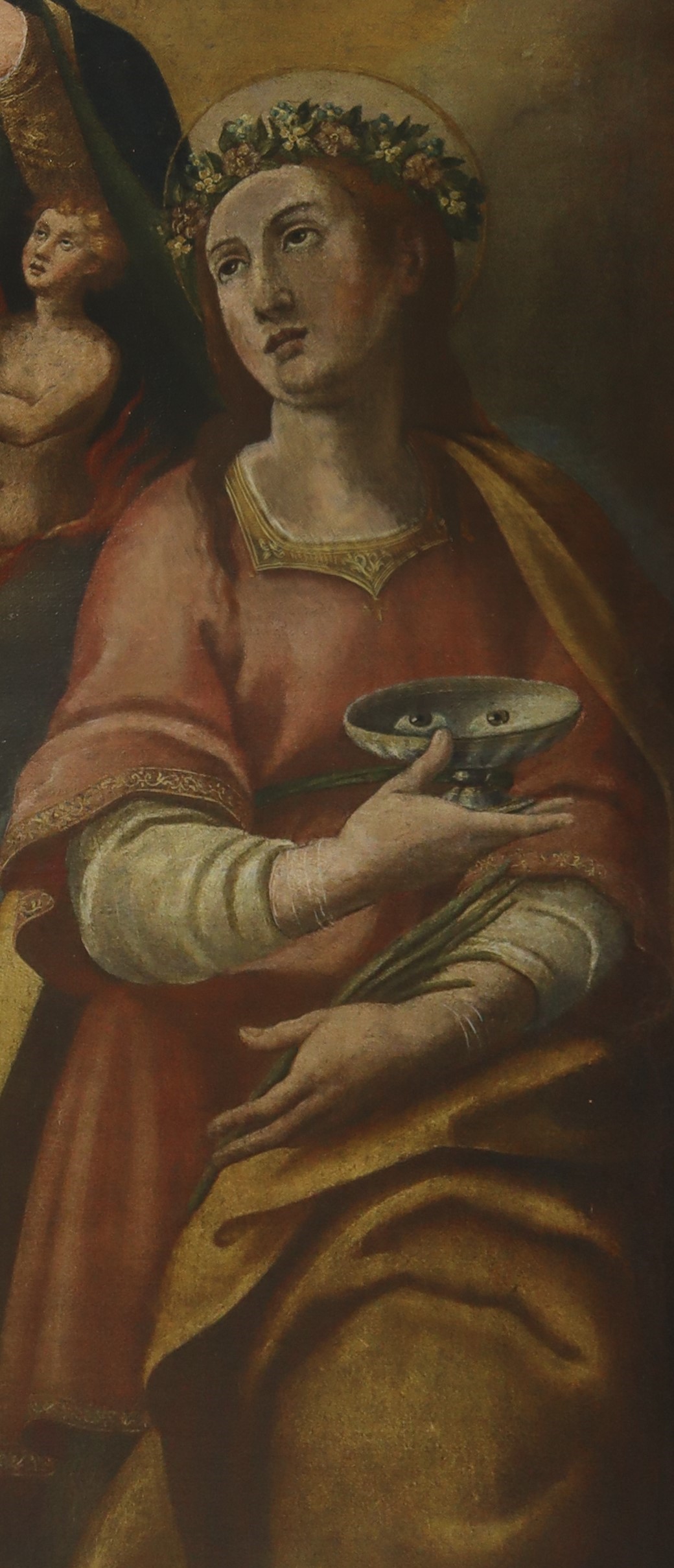 Madonna con Bambino, Santa Lucia e San Domenico