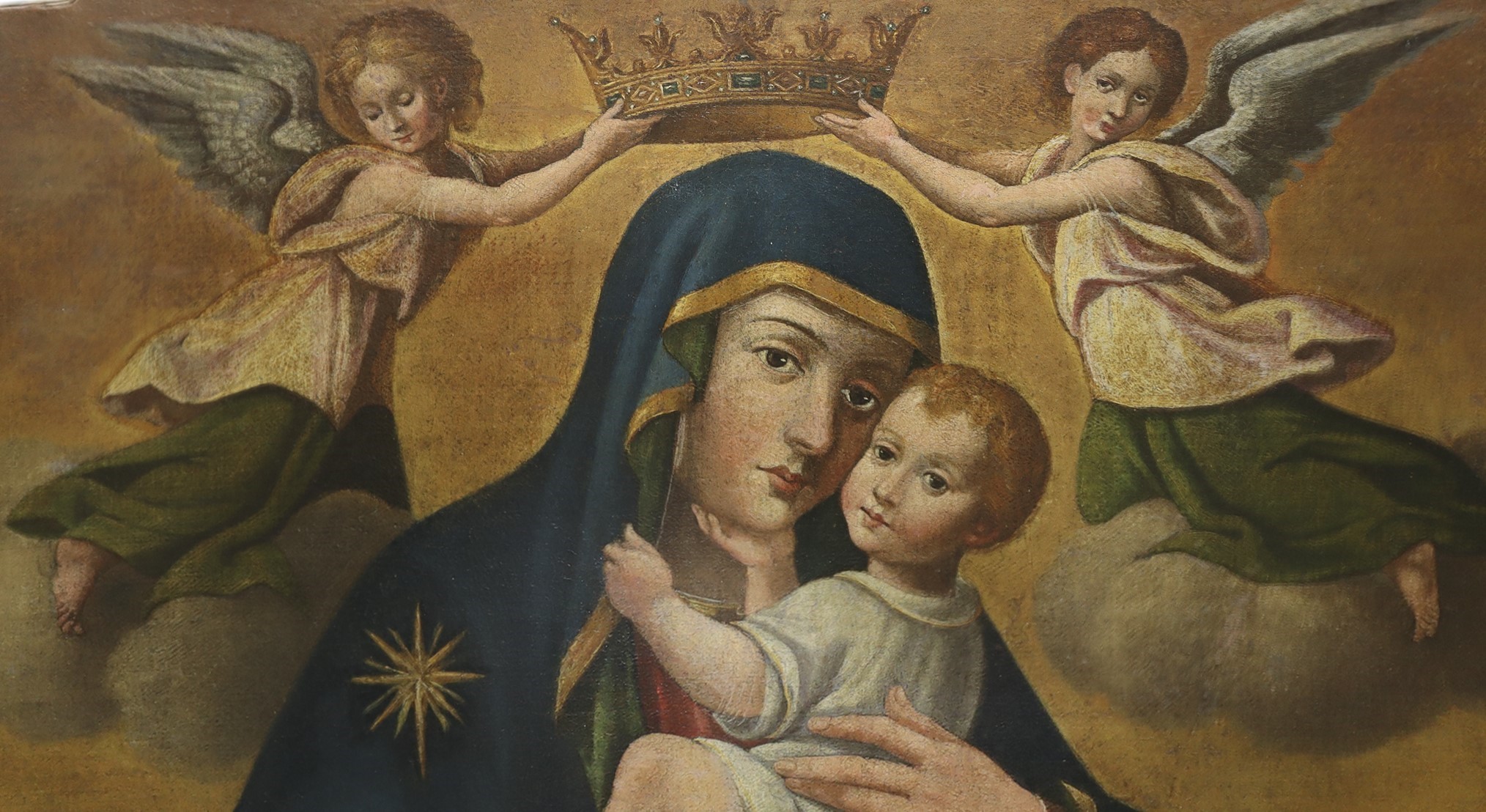 Madonna con Bambino, Santa Lucia e San Domenico