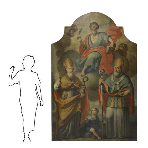 Saint Mark the Evangelist with Holy Bishops