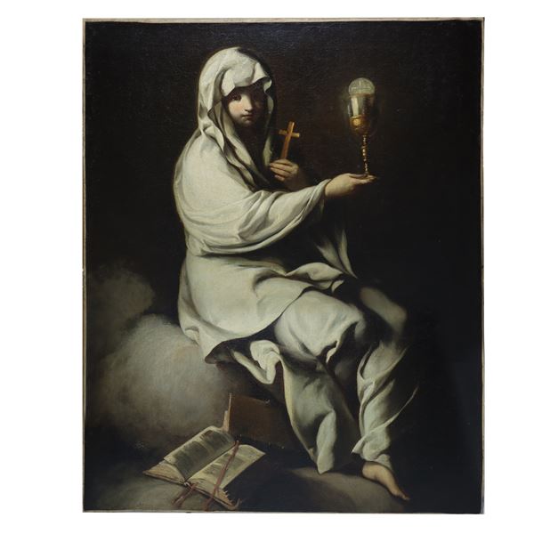 Fedele Fischetti - La Fede, Santa Chiara D'Assisi