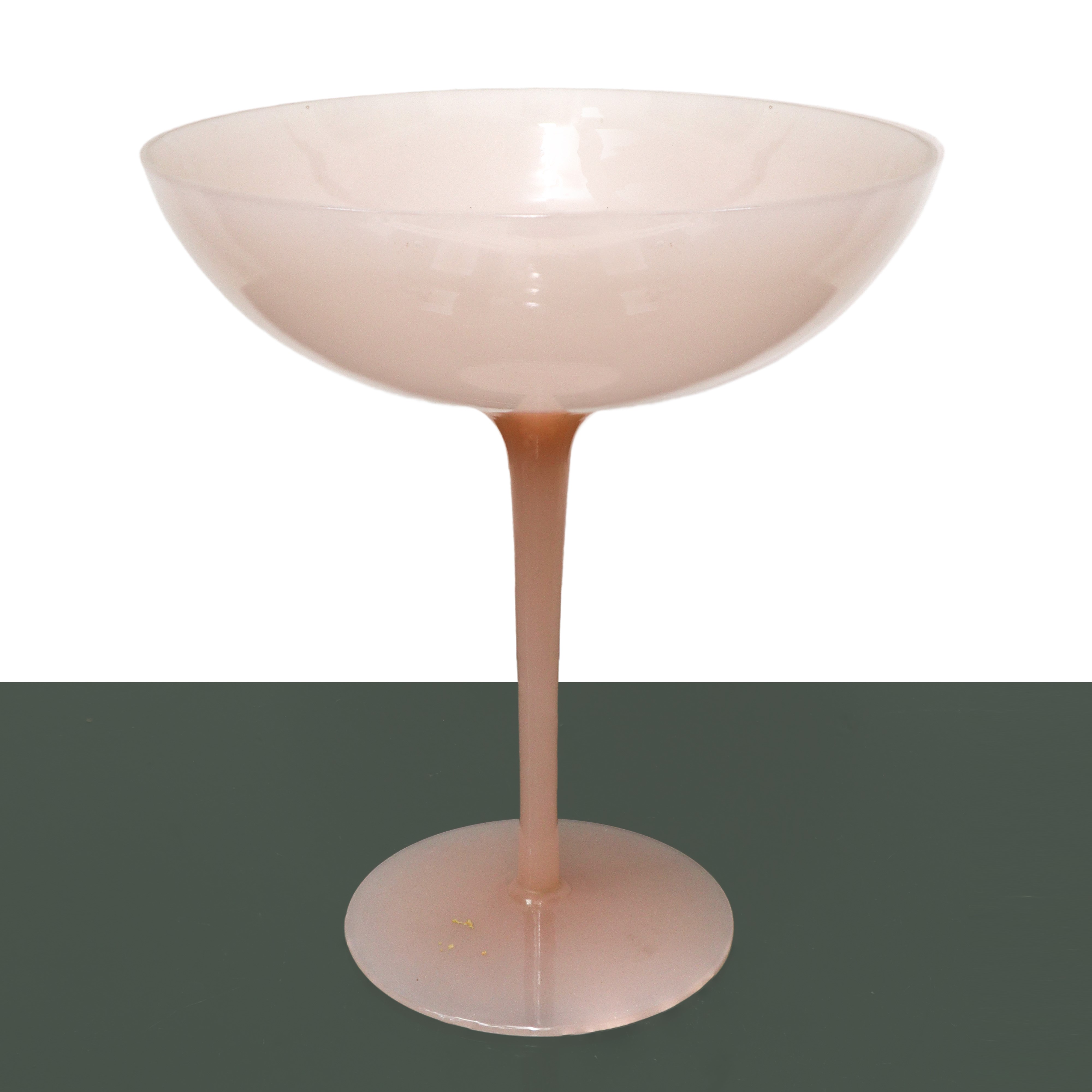 Grande Coppa / Alzata in Opaline Rosa