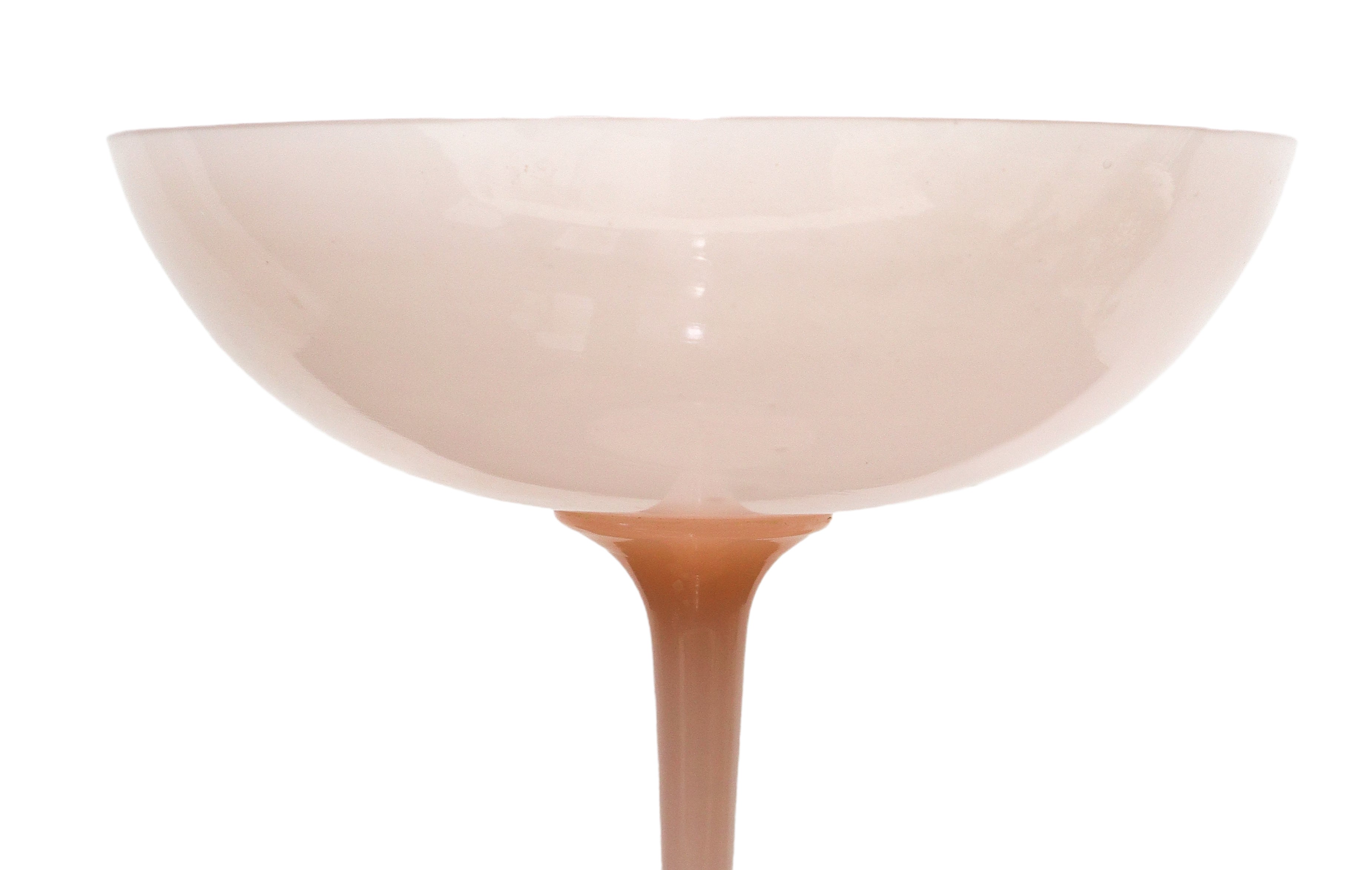 Grande Coppa / Alzata in Opaline Rosa
