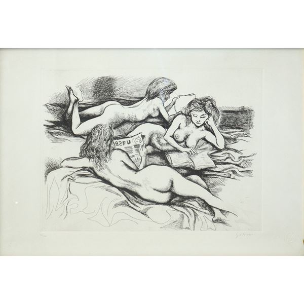 Renato Guttuso - Nudi di tre donne