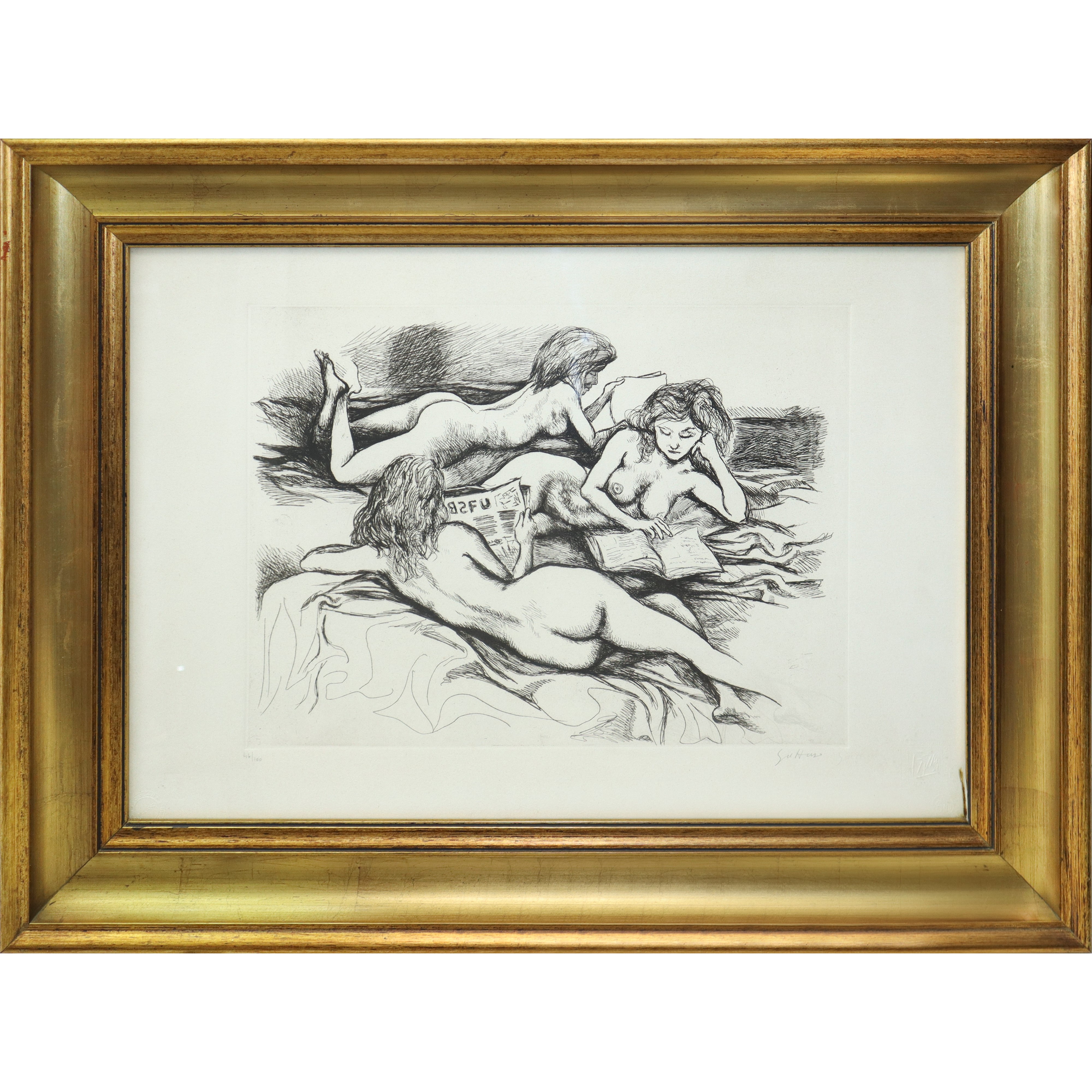 Renato Guttuso - Nudi di Tre Donne