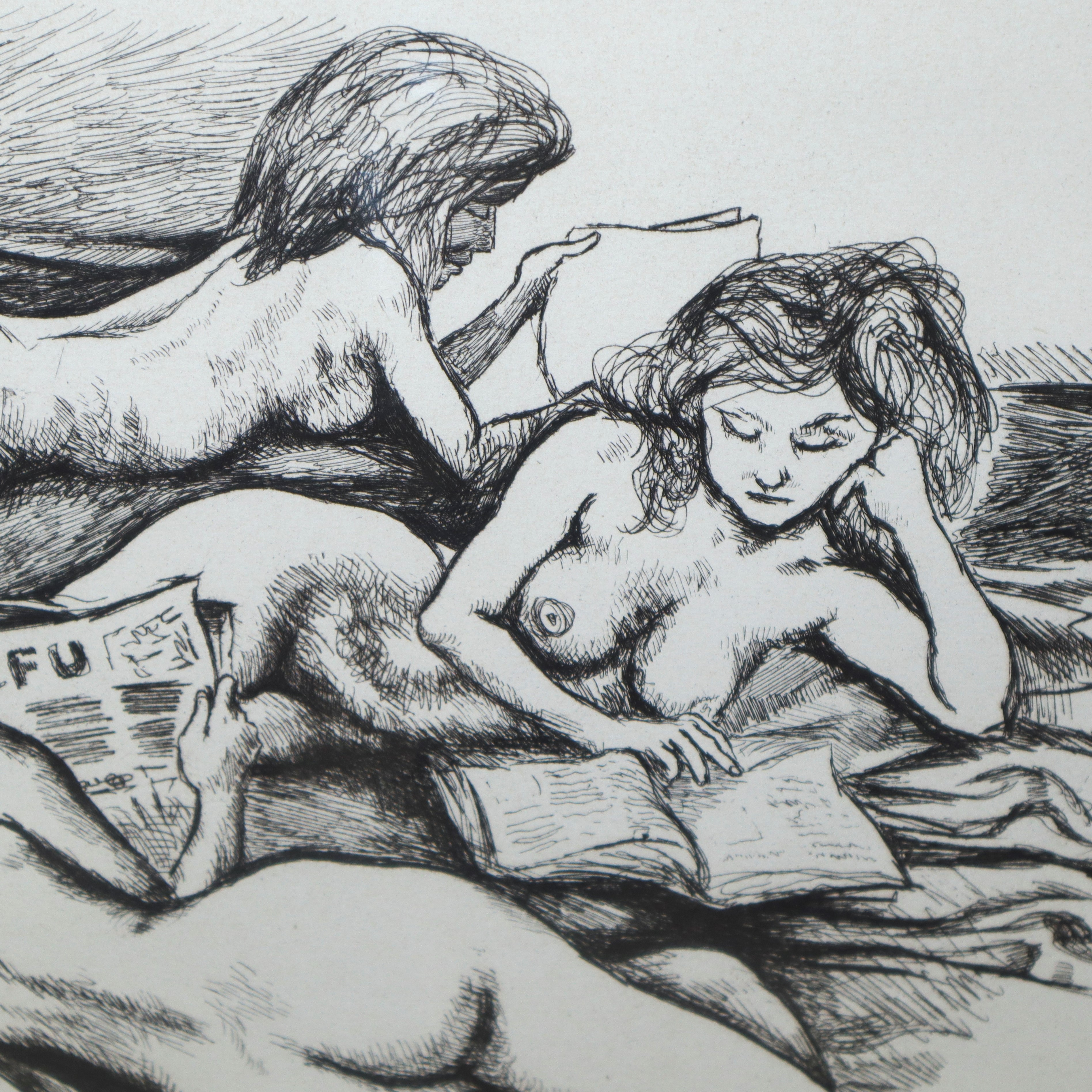 Renato Guttuso - Nudi di Tre Donne