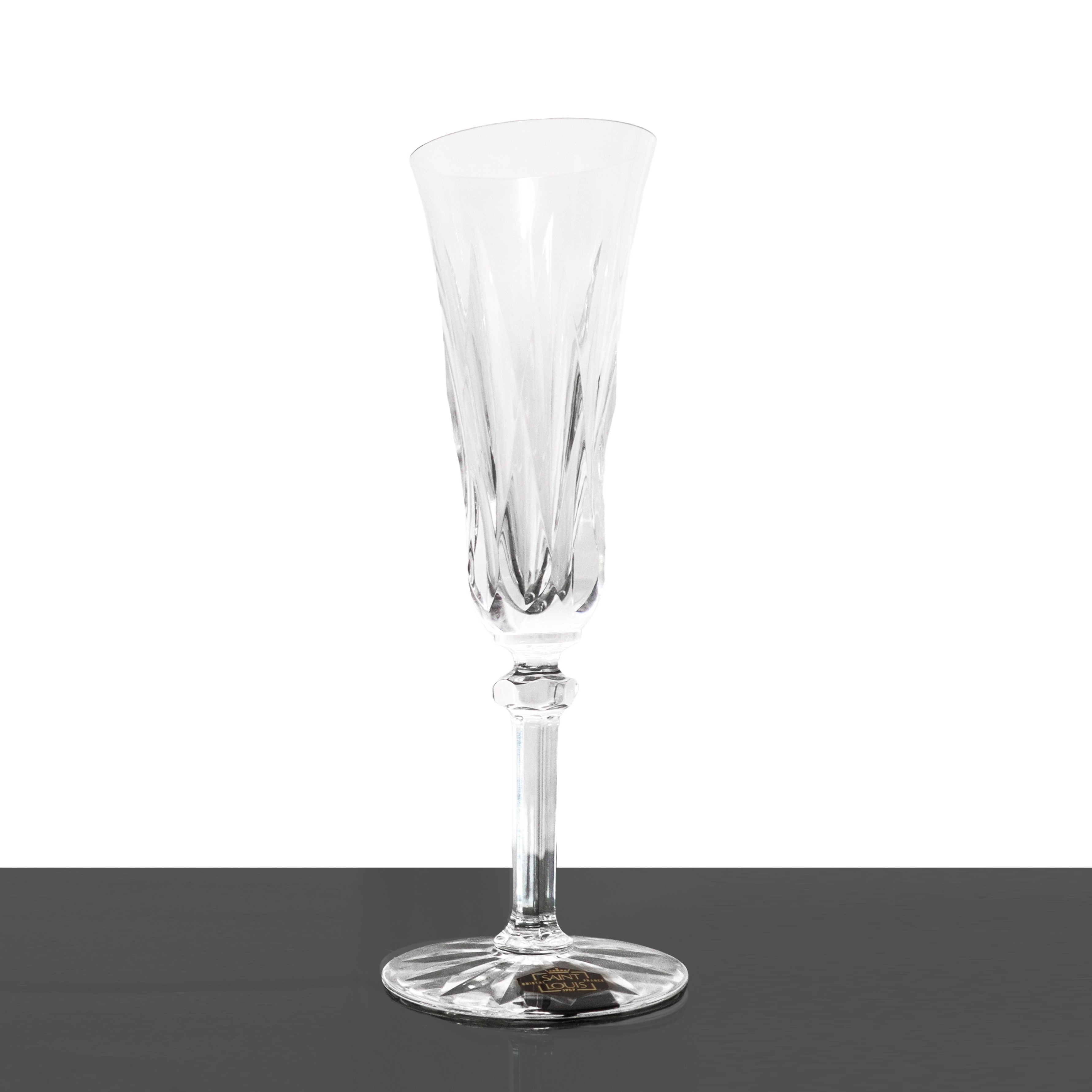 Servizio di bicchieri da 12 in cristallo Saint Louis modello Provence