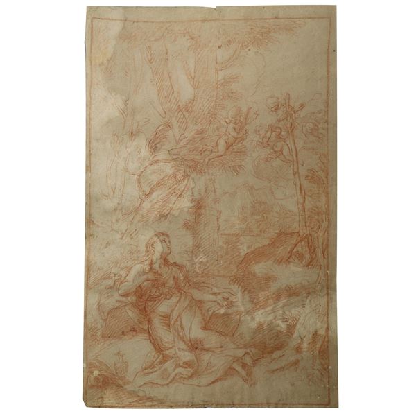 Filippo Frigiotti - Maddalena penitente