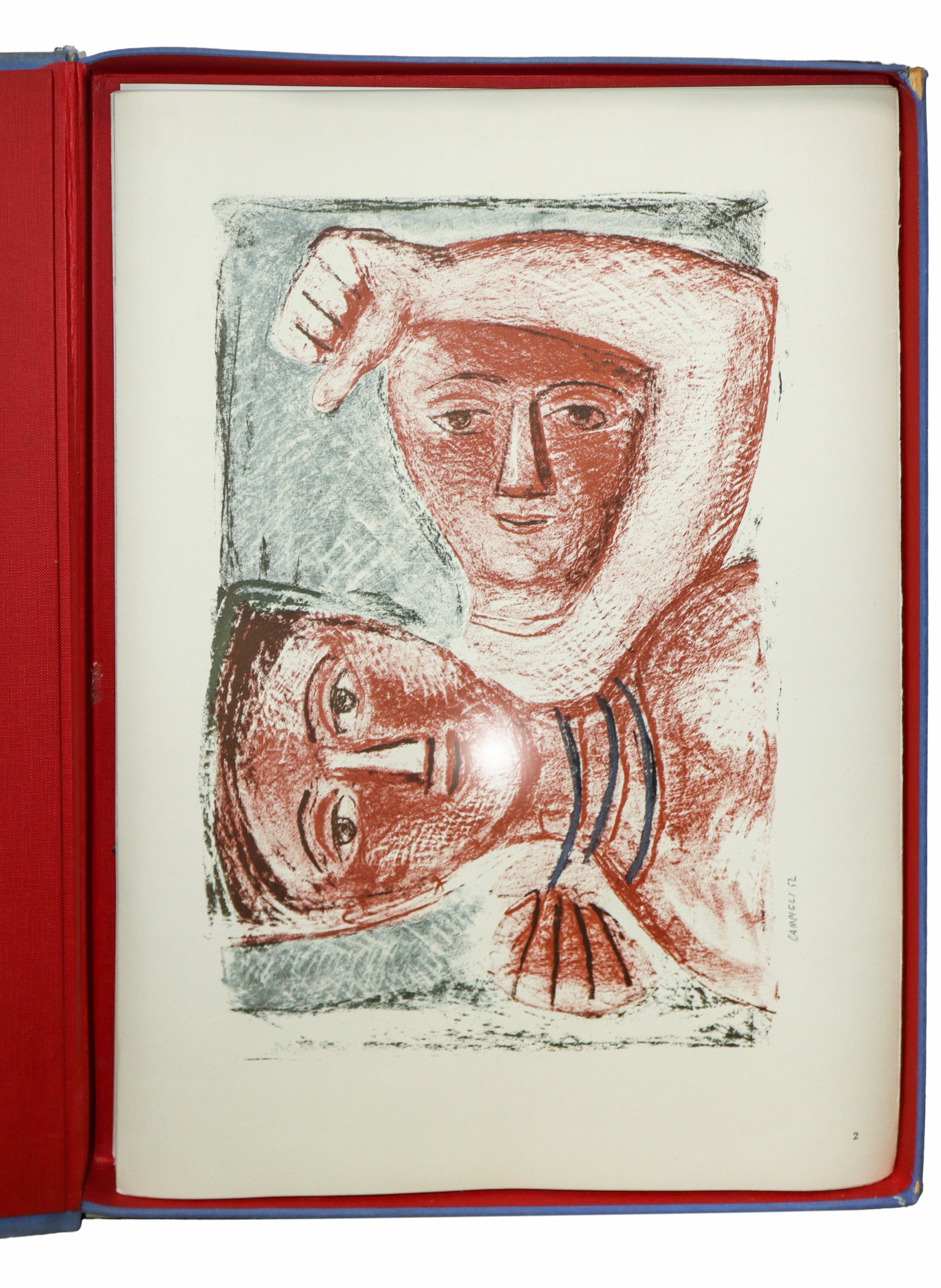 Campigli, N. 50, in Cartella Ed. Sansone Firenze 1965