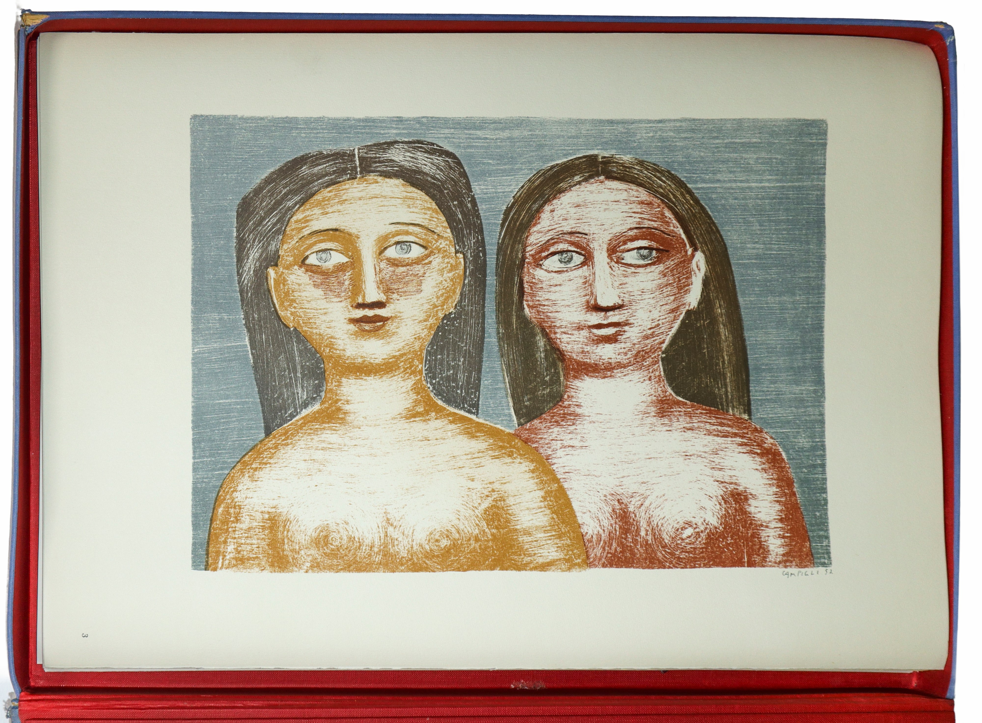 Campigli, N. 50, in Cartella Ed. Sansone Firenze 1965