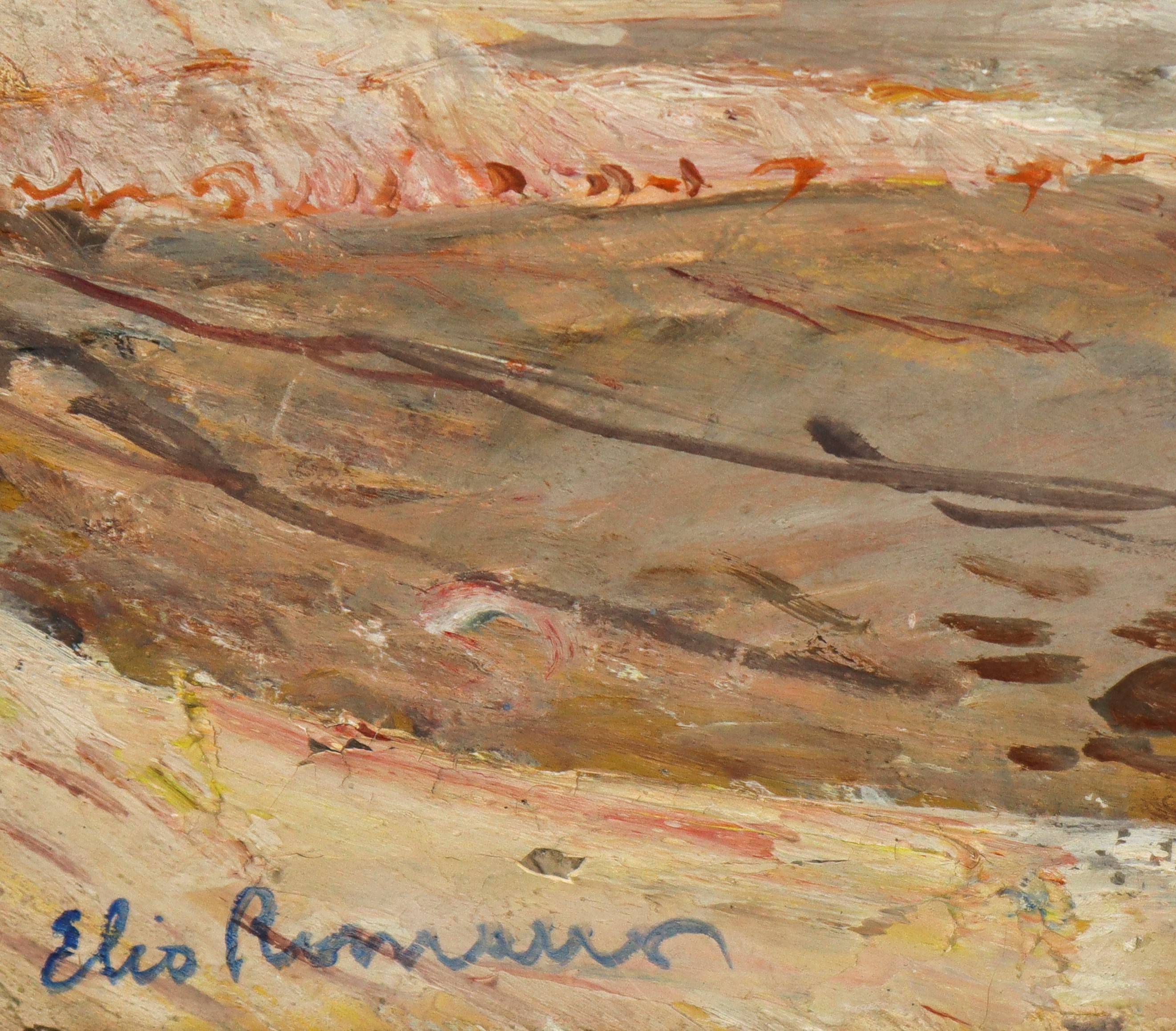 Elio Romano - Paesaggio (colline di Assoro)