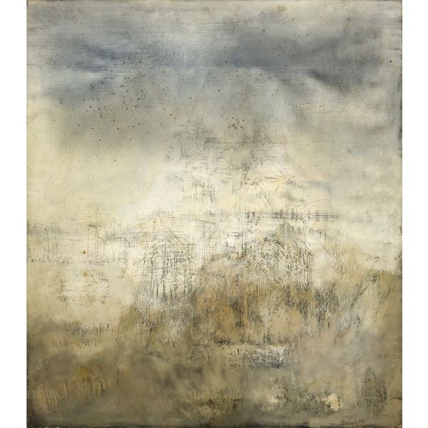 Giuseppe  Banchieri - Periferia con la nebbia
