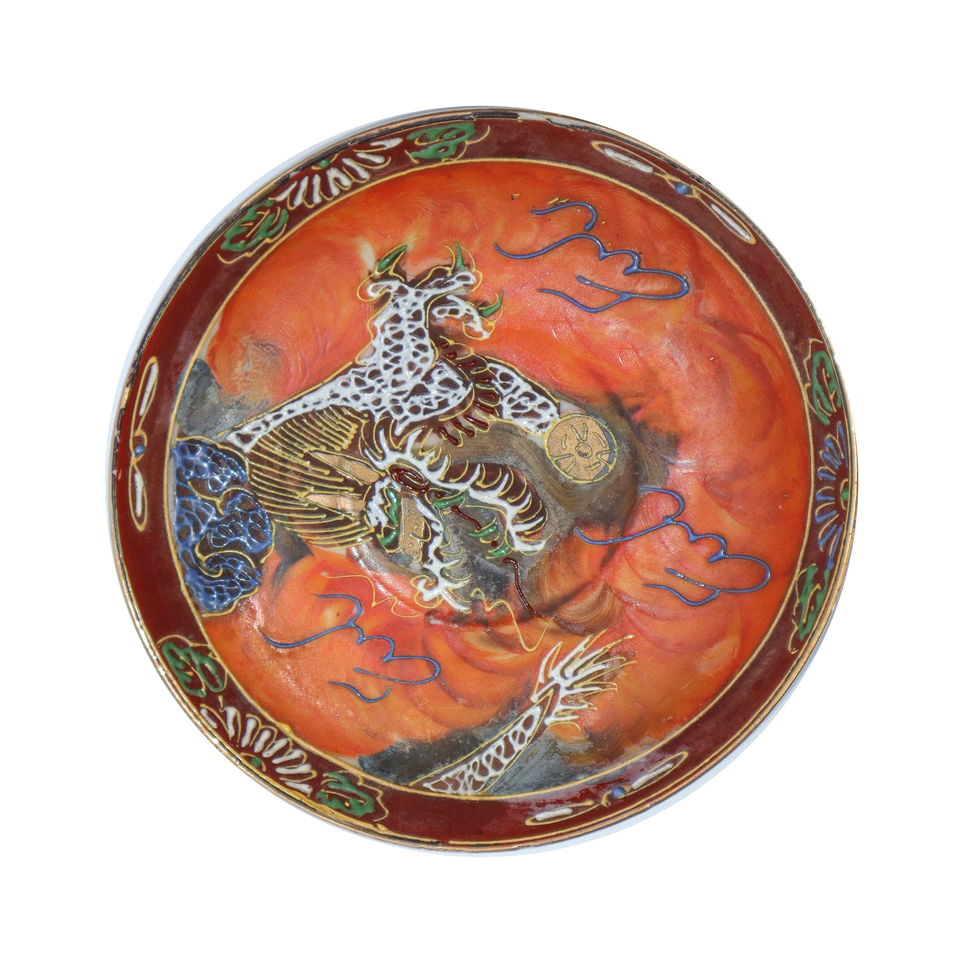 Servizio da caffè nei toni dell'arancione