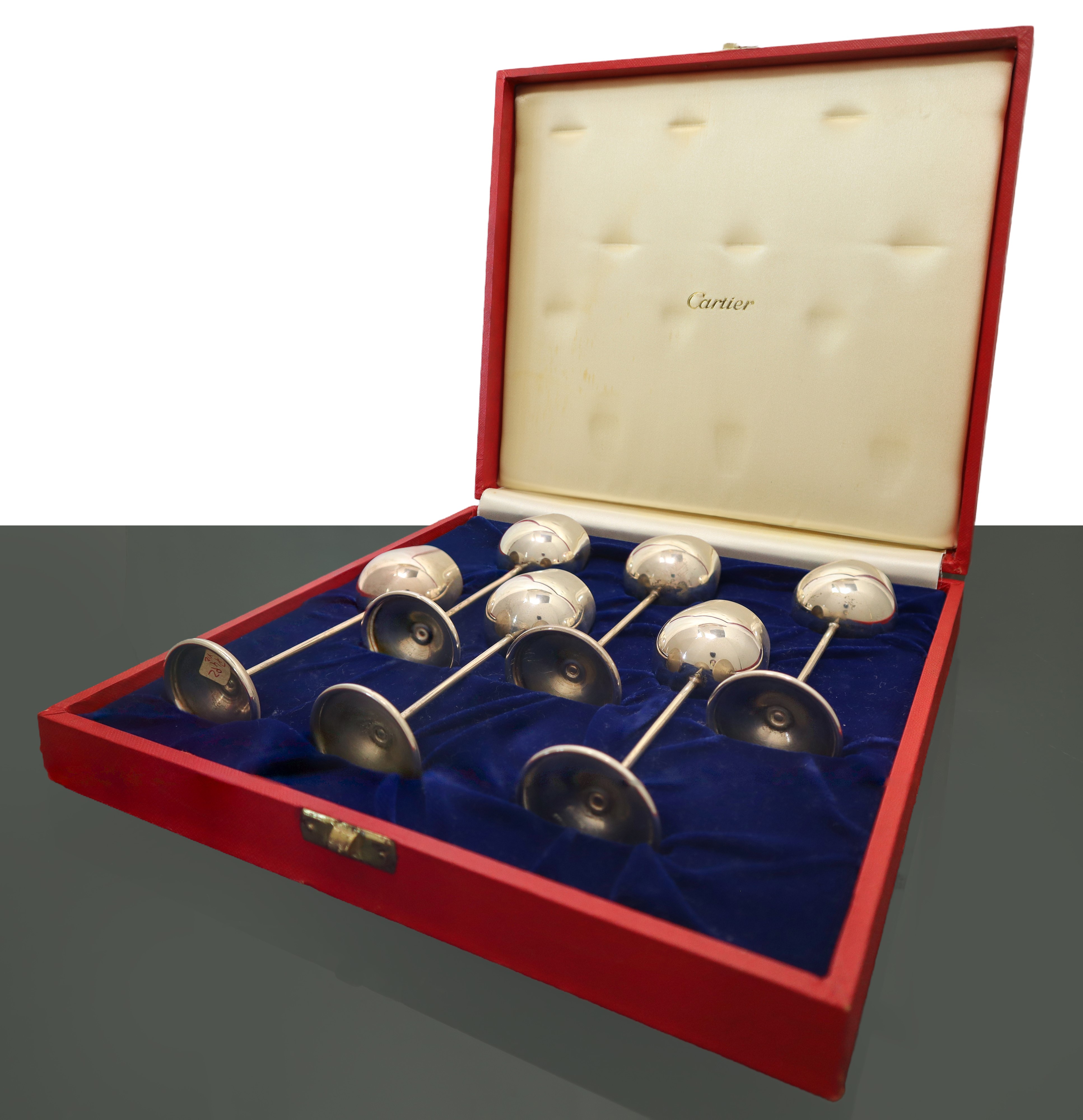 N. 6 piccole coppe in argento Sterling 925, in scatola originale