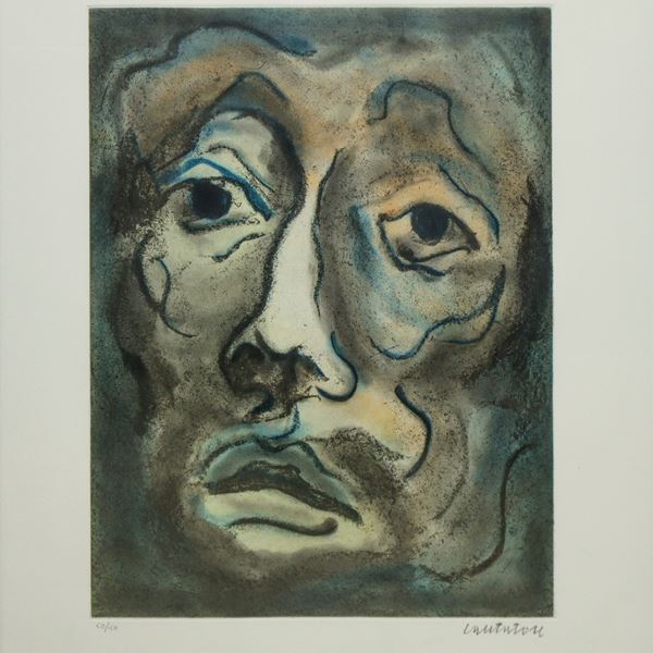 Domenico Cantatore - Man's face
