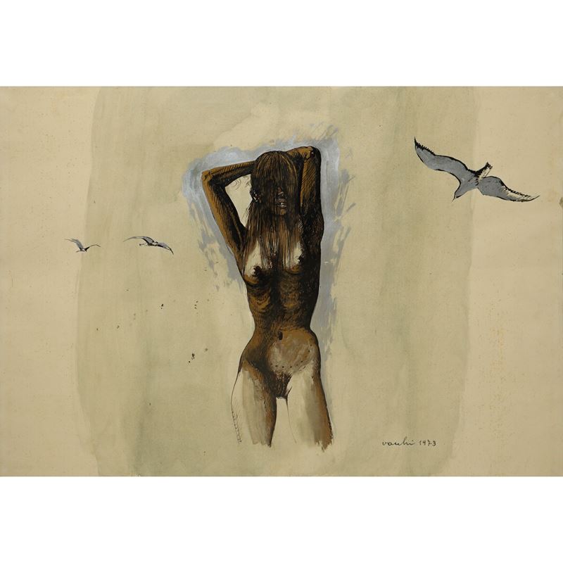 Sergio Vacchi - Nudo