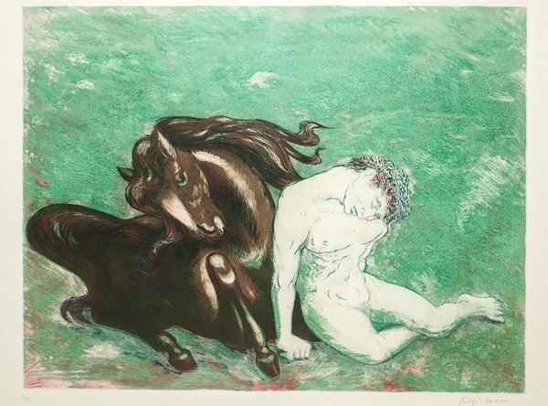 Aligi Sassu - Patroclo