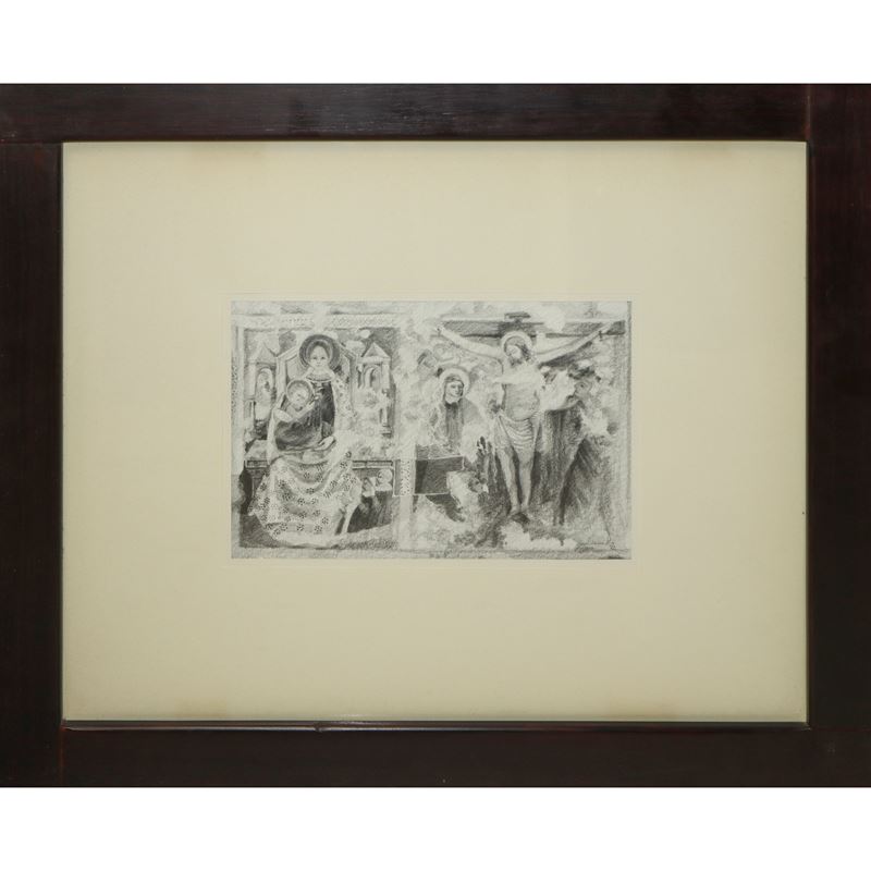 Madonna in trono e Crocifissione