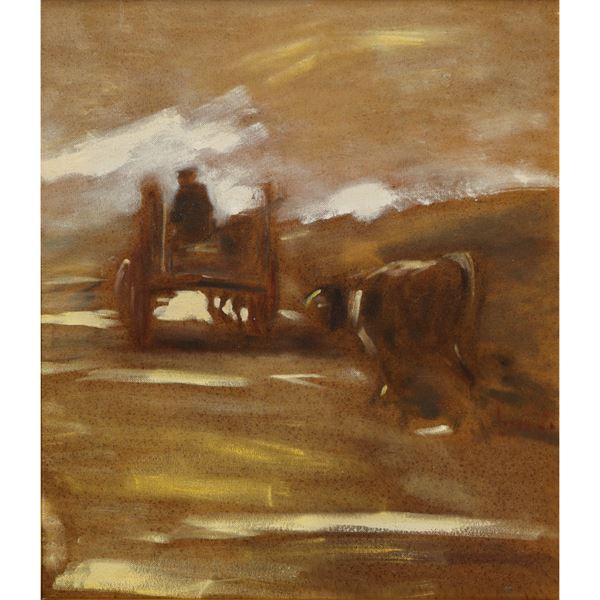 Albino Lorenzo - Cart with oxen