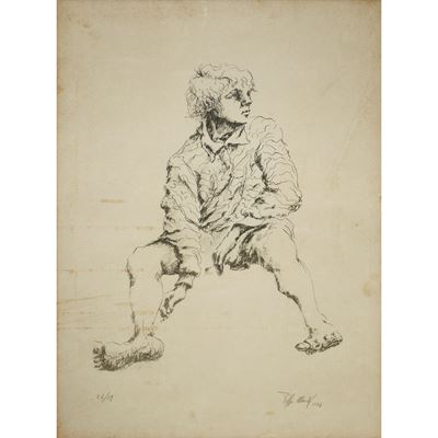 Ragazzo a Piedi Scalzi