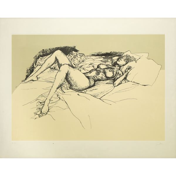 Renato Guttuso - Nudo dormiente