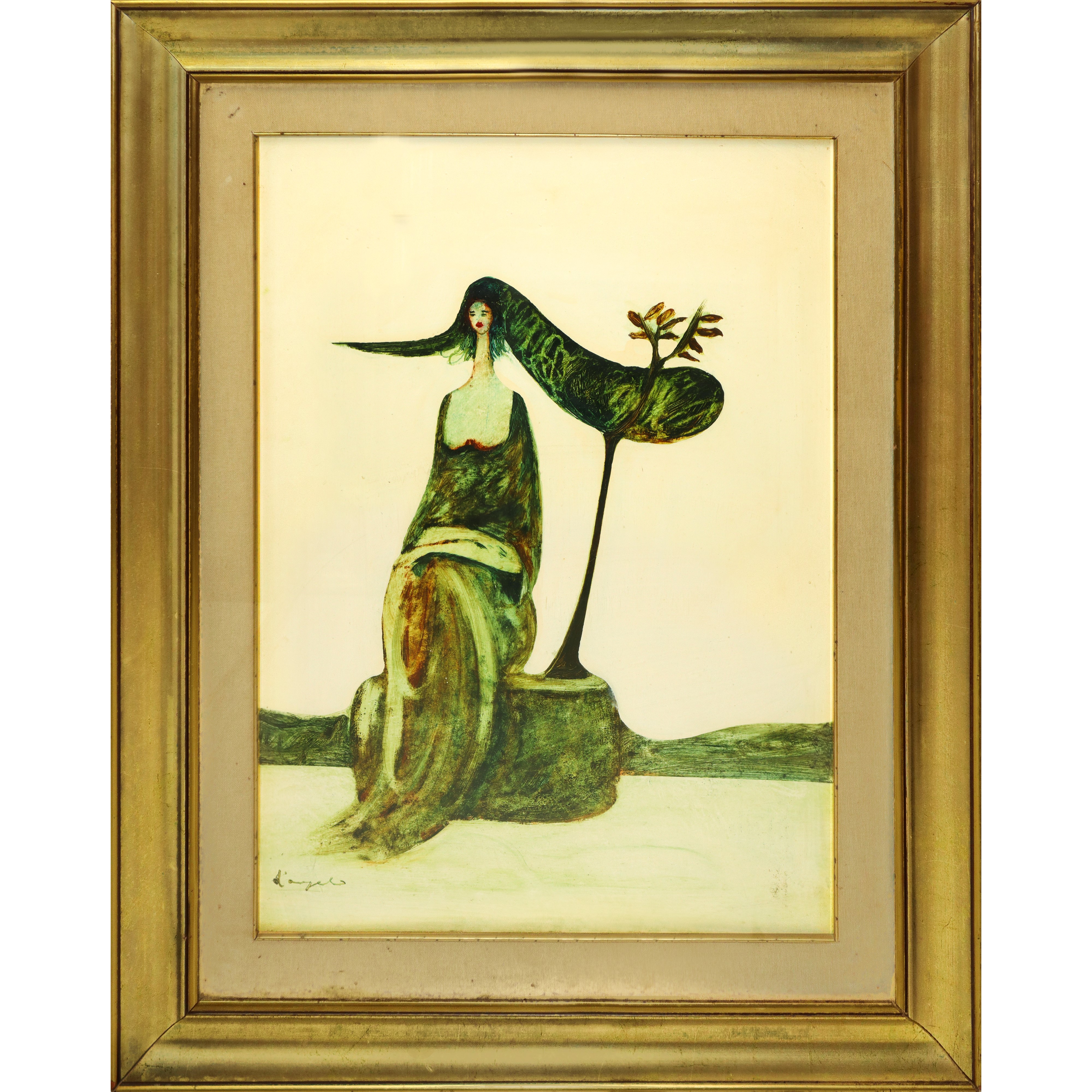 Cesare D'angelo - Donna con Albero
